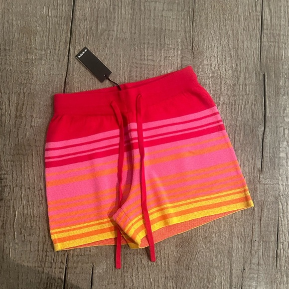 Monrow Cotton Sunset Sweater Easy Shorts. - Picture 7 of 8